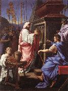Eustache Le Sueur Caligula Depositing the Ashes of his Mother and Brother in the Tomb of his Ancestors oil painting picture wholesale